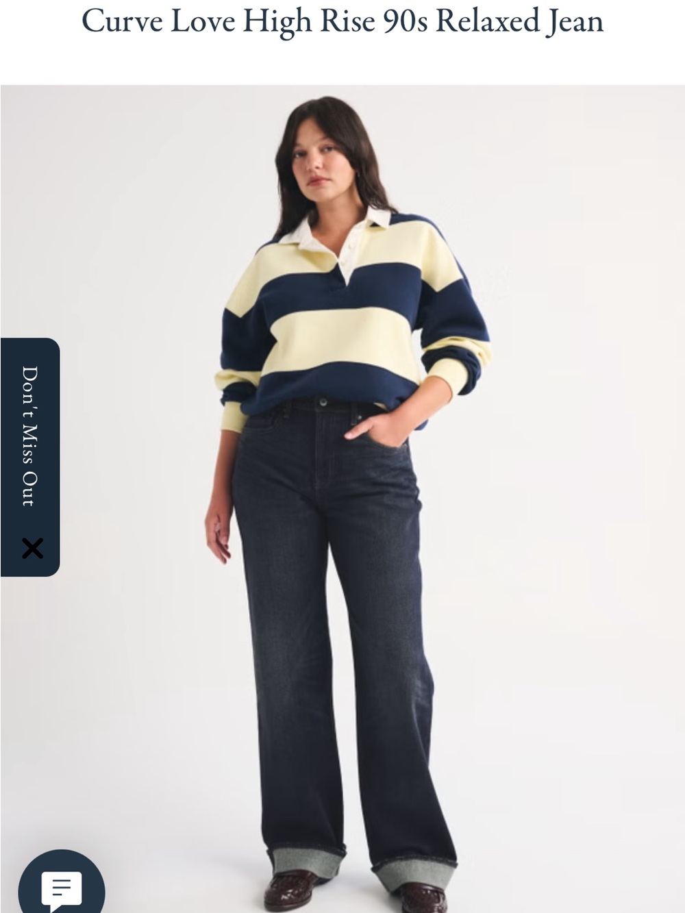 Abercrombie curve High-Rise 90s Jean